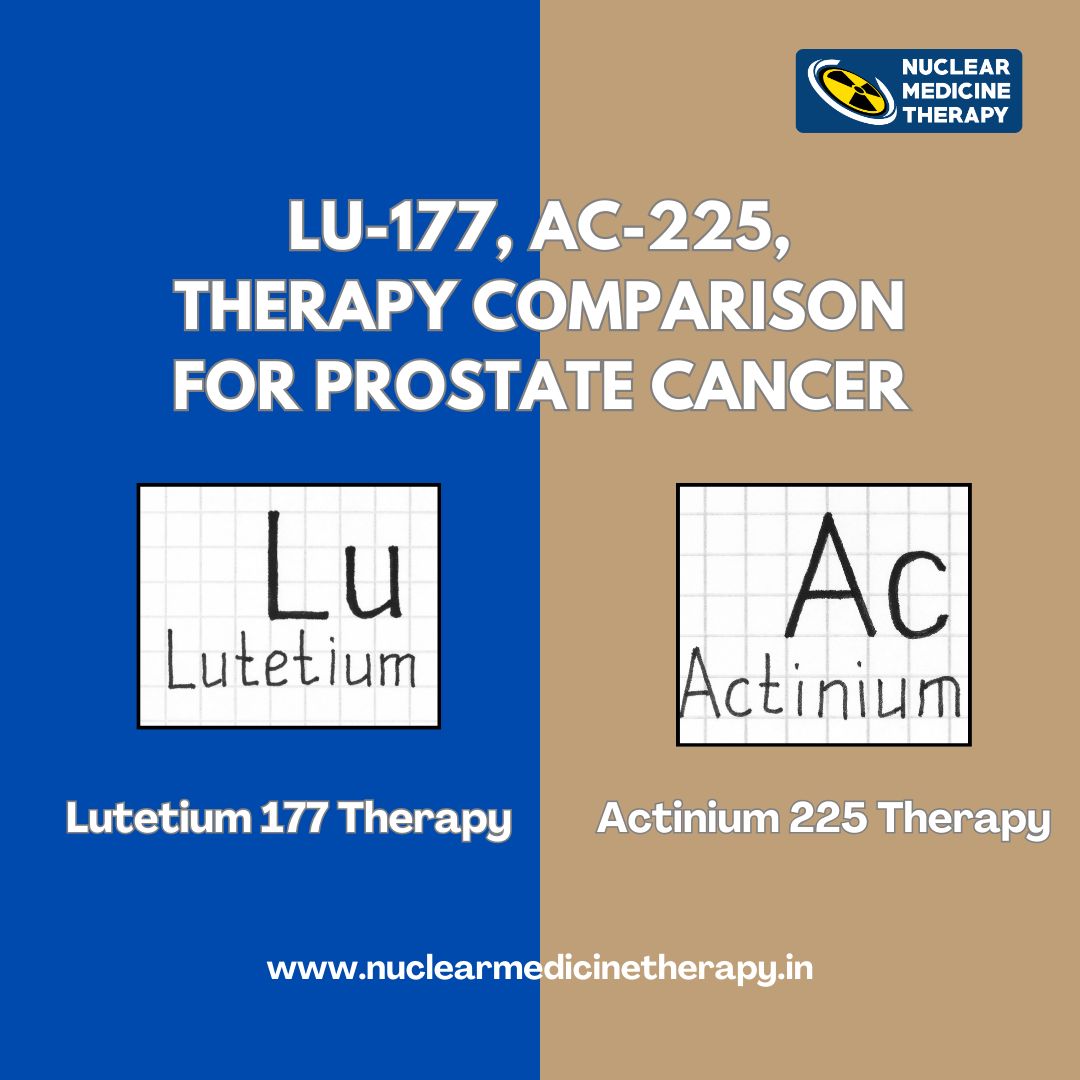 lu 177 vs AC225 therapy, Lutetium-177 therapy, Actinium-225 therapy, Terbium-161 therapy, PSMA-targeted therapy, Radioligand therapy, Prostate cancer treatment, Metastatic castration-resistant prostate cancer ,Alpha particle therapy, Beta particle therapy, Nuclear medicine in oncology, Dr. Ishita B Sen